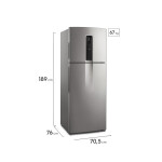 Heladera Electrolux No Frost 508 Lts Inoxidable