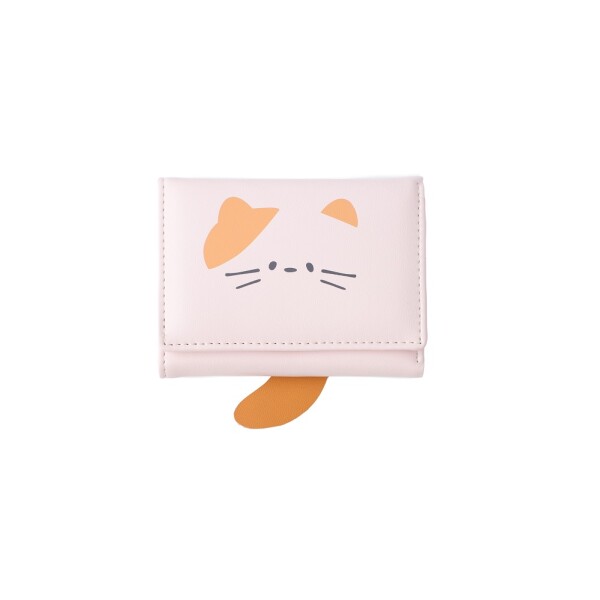 Billetera gatito rosa