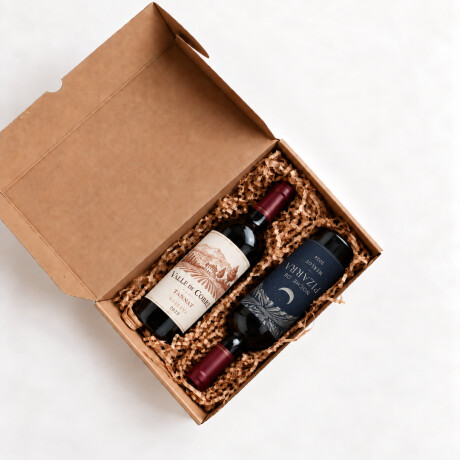 Caja con 2 vinos Caja con 2 vinos