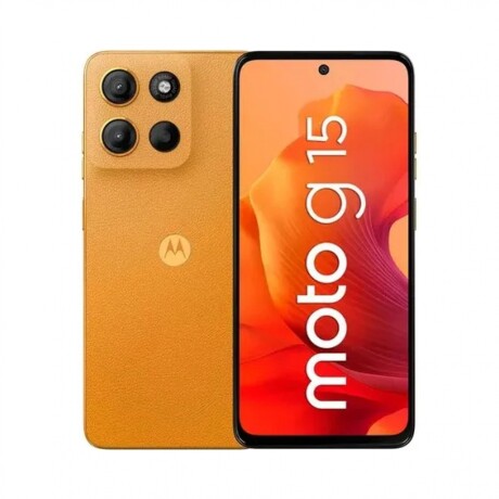 CEL MOTO G15 DS 4GB 256GB MO-XT2521-2 Motorola G15 4G 6,7' 4G 256GB 4GB RAM Cámara 50 Mpx - Naranja