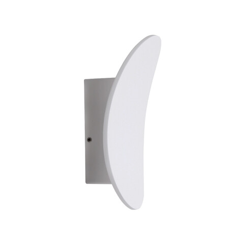 Aplique LED pared blanco redondo 7W cálido IP65 IX4569