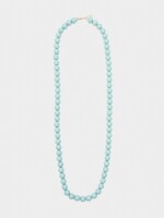 Collar Largo Con Cuentas verde