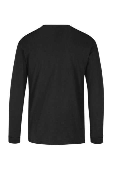 Camiseta a la base niño manga larga Negro