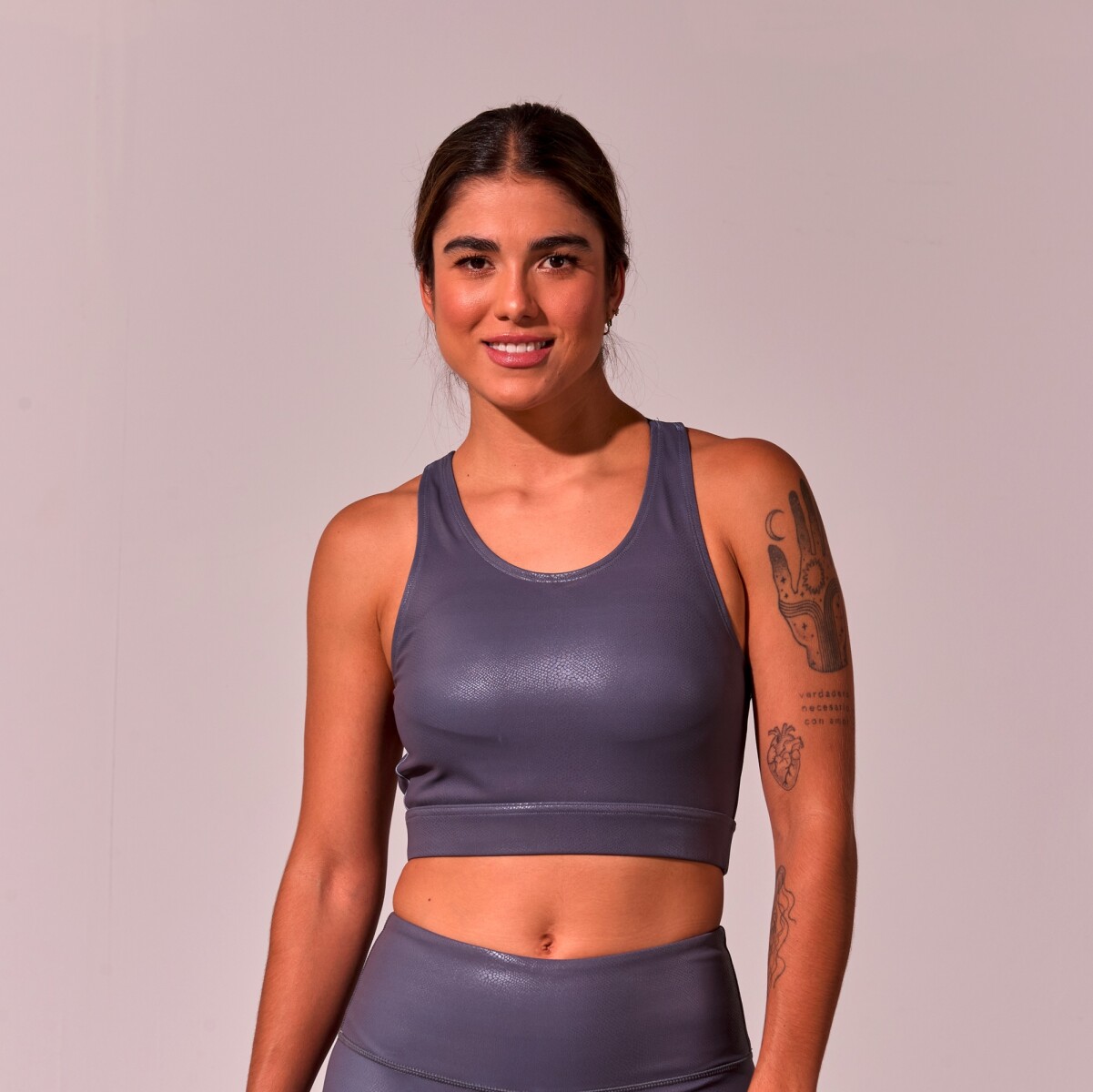 Top Reptil de Mujer - Gris 