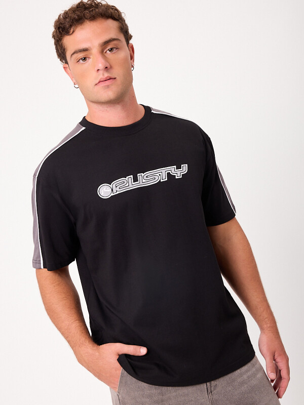T-SHIRT ZOREN S27 RUSTY Negro