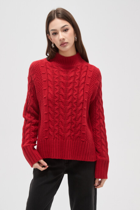 Polera Silveyra Cereza