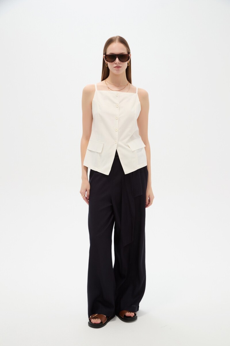 Tops Zorvin - Marfil / Off White 