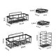Set Estante Organizador Baño Cocina Adhesivo Acero Almacenar Set Estante Organizador Baño Cocina Adhesivo Acero Almacenar