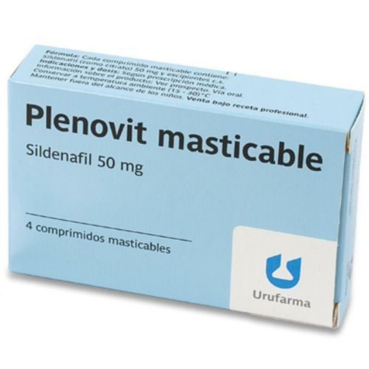 Plenovit 50 mg Masticable x4 Comprimidos – Vitaminas con Sabor Agradable