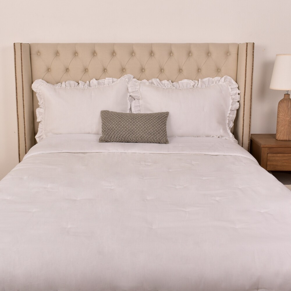 Edredon Col. Finezza Lienzo Blanco 290x240