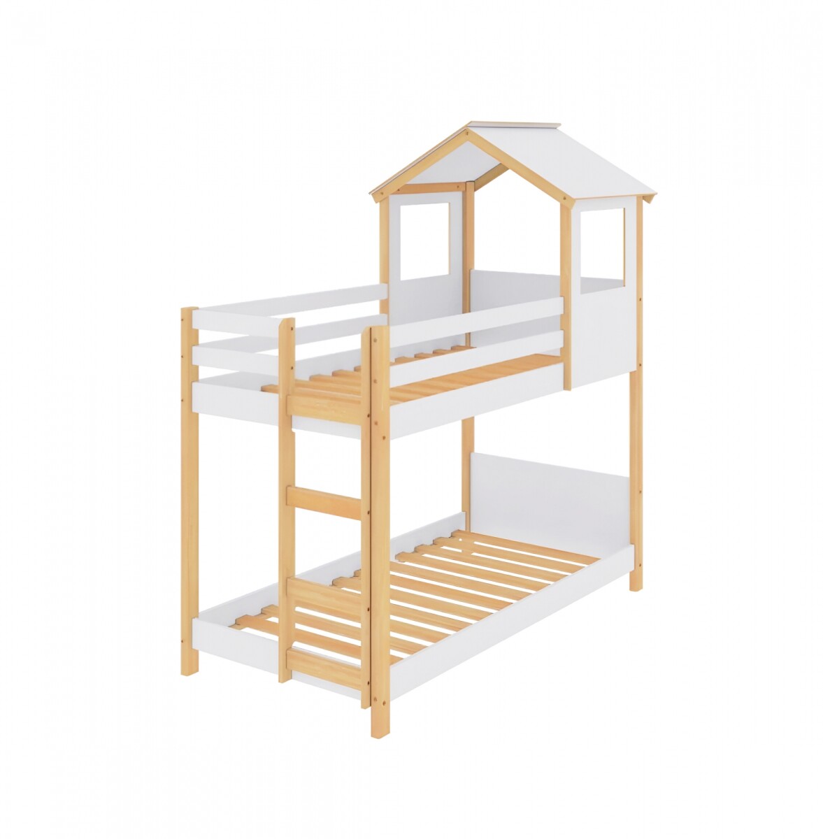 Cama cucheta 1 Plaza Madera Maciza - Juvenil 