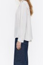 BLUSA PLIEGUES LEOMIMOSA Marfil