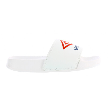 Chanclas Infantiles Umbro Locker Room Blanco - Rojo - Azul Marino