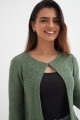 Cardigan mangas 3/4 VERDE OLIVA