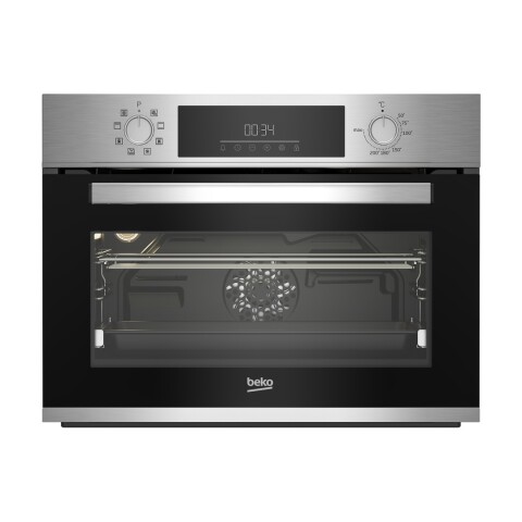 Horno empotrable compacto 48L con grill 45cm Beko BBCM12300X Horno empotrable compacto 48L con grill 45cm Beko BBCM12300X
