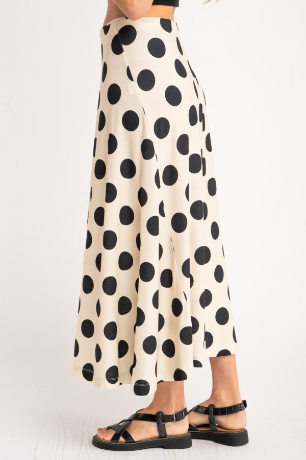 Falda Lunares Nácar