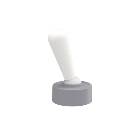 Lámpara LED portátil con base tipo interruptor ON-OFF Gris