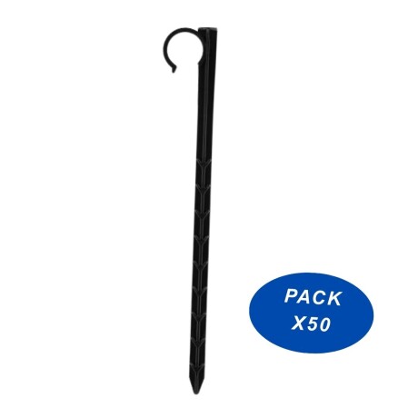 Estaca Mangusi soporte de tubo Dn16 ideal Autocultivo Pack X50 Estaca Mangusi soporte de tubo Dn16 ideal Autocultivo Pack X50