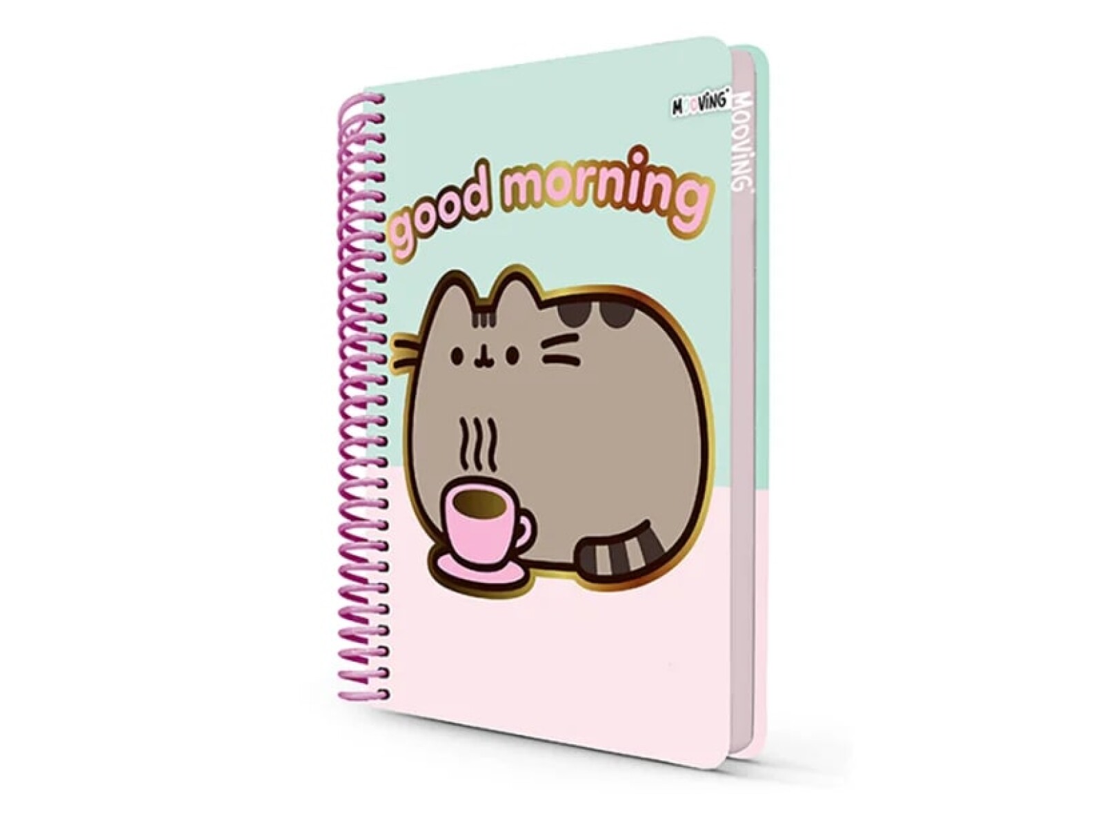 Cuaderno Mooving Carta 96 hojas Licencias - Pusheen Good Morning 