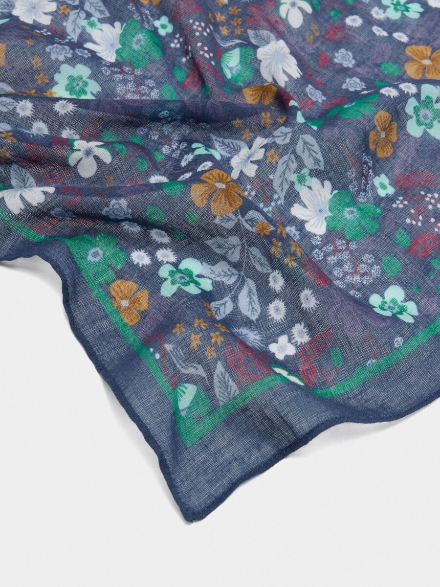 Pañuelo Cuadrado Estampado 100% Algodón multicolor