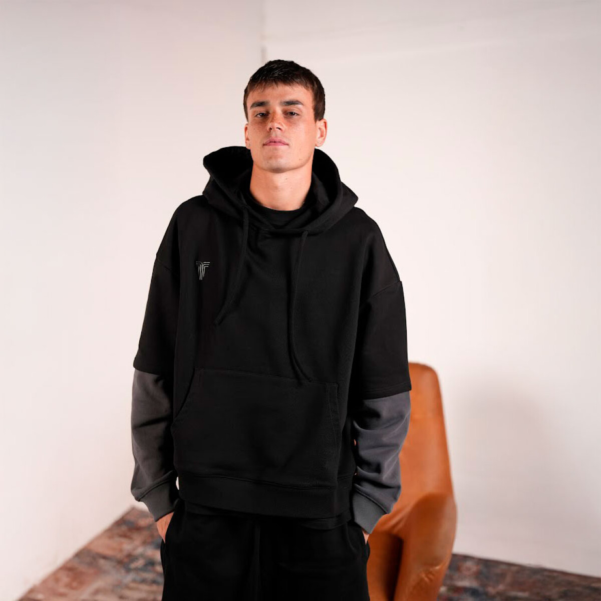 Canguro de Hombre TIFFOSI Nico Fonseca - Negro - Gris 