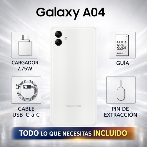 Samsung Galaxy A04 4/64gb + Regalo PK SAMSUNG A04 4/64 BLANCO + REGALO