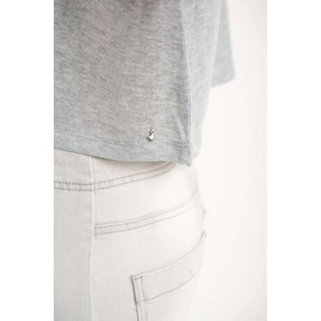 Remera Algod0n Gris