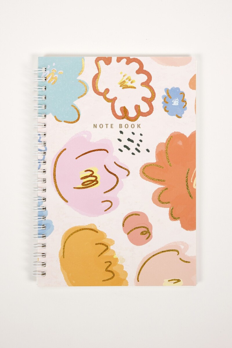 Cuaderno Schamp A5 70g 80 Hojas - Estampado 1 