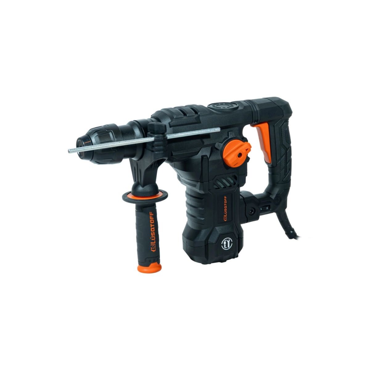 ROTOMARTILLO 1500W - 6J - SDS PLUS - C/MALET+PUNTAS - BLACK Rotomartillo 1500w - 6j - Sds Plus - C/malet+puntas - Black