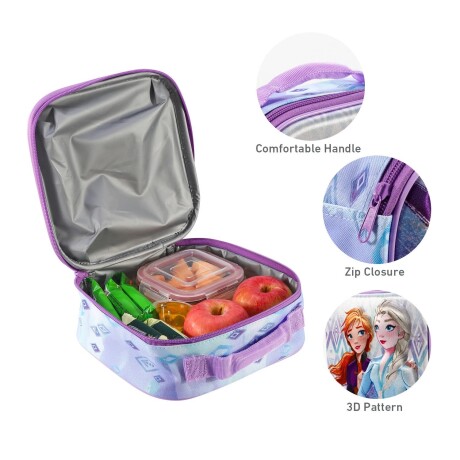 Lunchera 3D Frozen 20x20x8 cm Lunchera 3D Frozen 20x20x8 cm