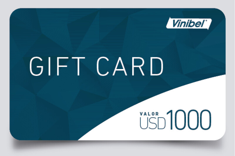 GIFT CARD VINIBEL TARJETA GIFT CARD VINIBEL U$S 1000