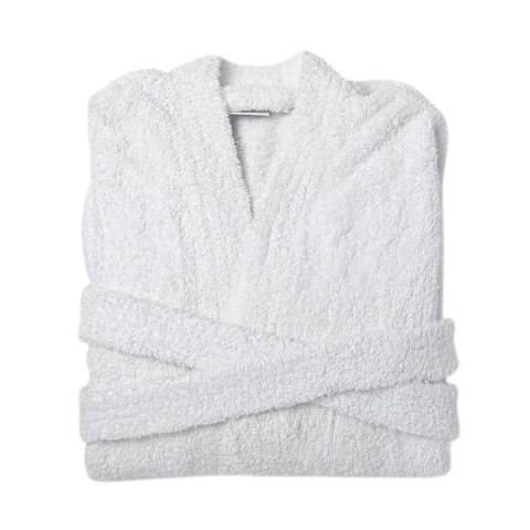 Bata de Baño Dohler Felpa Blanca Talle G al XG U
