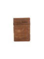 WALLET ESSENZIALE BRUSHED BROWN