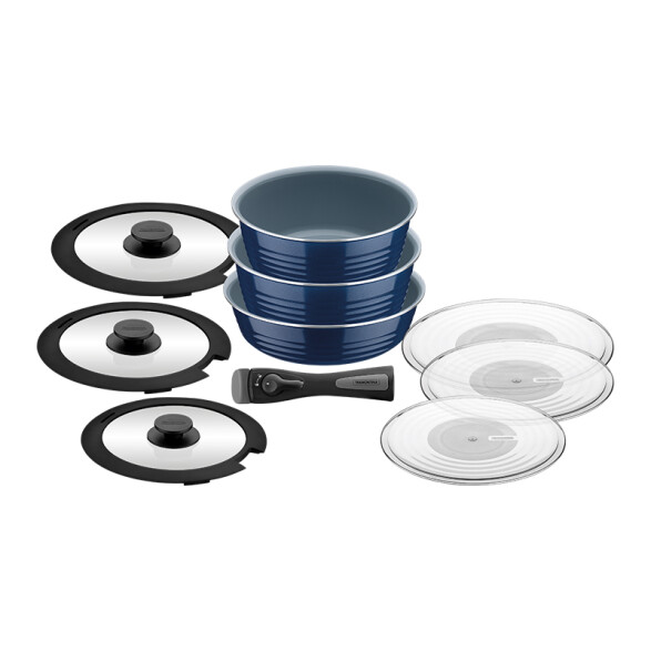Batería de cocina céramica Multiuso 10 pzas. "ITRIA" -TRAMONTINA TR5487