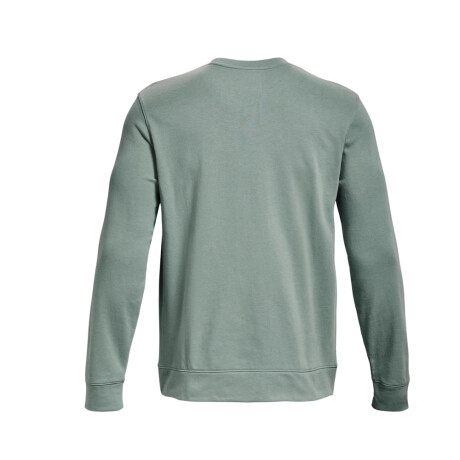 BUZO UNDER ARMOUR RIVAL TERRY LOGO Light Green