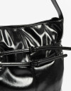 Saca Cartera Formato Saca Con Cinturones - Negro