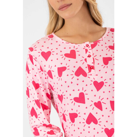 Pijama magic heart Rosado