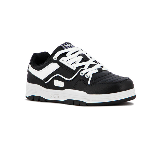 Pony Lifestyle M100 Low II para Hombre - Negro/Blanco Negro-Blanco