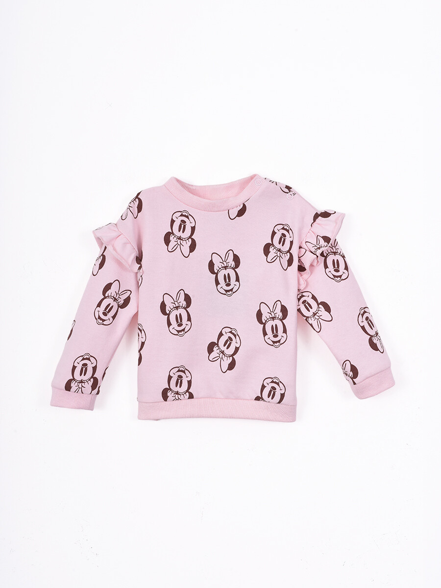 CONJUNTO MINNIE - ROSA CLARO 