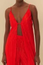 BLUSA PLISADA Rojo