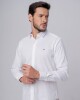 Camisa Blanca Super Slim Manga Larga U