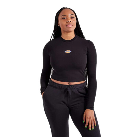 Remera Dickies Crop Negro