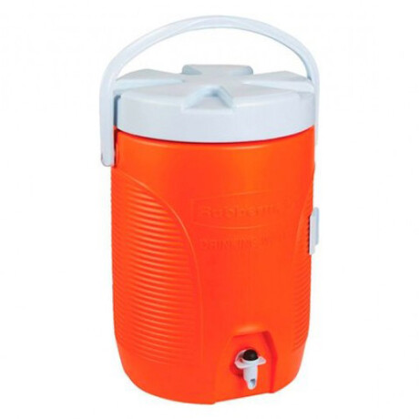 Conservadora Rubbermaid P/Liquido 11.4lts Naranja 1683.- Conservadora Rubbermaid P/Liquido 11.4lts Naranja 1683.-