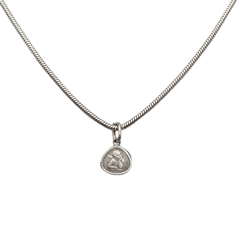 Dije Ángel de la Guarda-Plata 925-Sin piedra-CP3028 sinpiedra