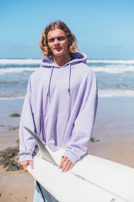 Hoodie Waikiki Bordado / Lila - Preventa U