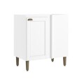 BAJO MESADA ESQUINERO 94 X 89 - 1 PUERTA CON TAPA - CLASSY BLANCO BAJO MESADA ESQUINERO 94 X 89 - 1 PUERTA CON TAPA - CLASSY BLANCO