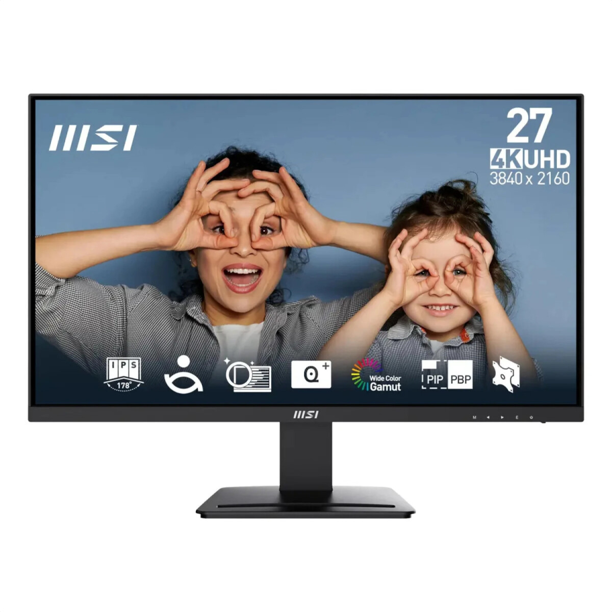 Monitor Msi Pro Mp273u 27" Ips 4k Uhd 60 Hz - MONITOR MSI PRO MP273U 27" NEGRO 