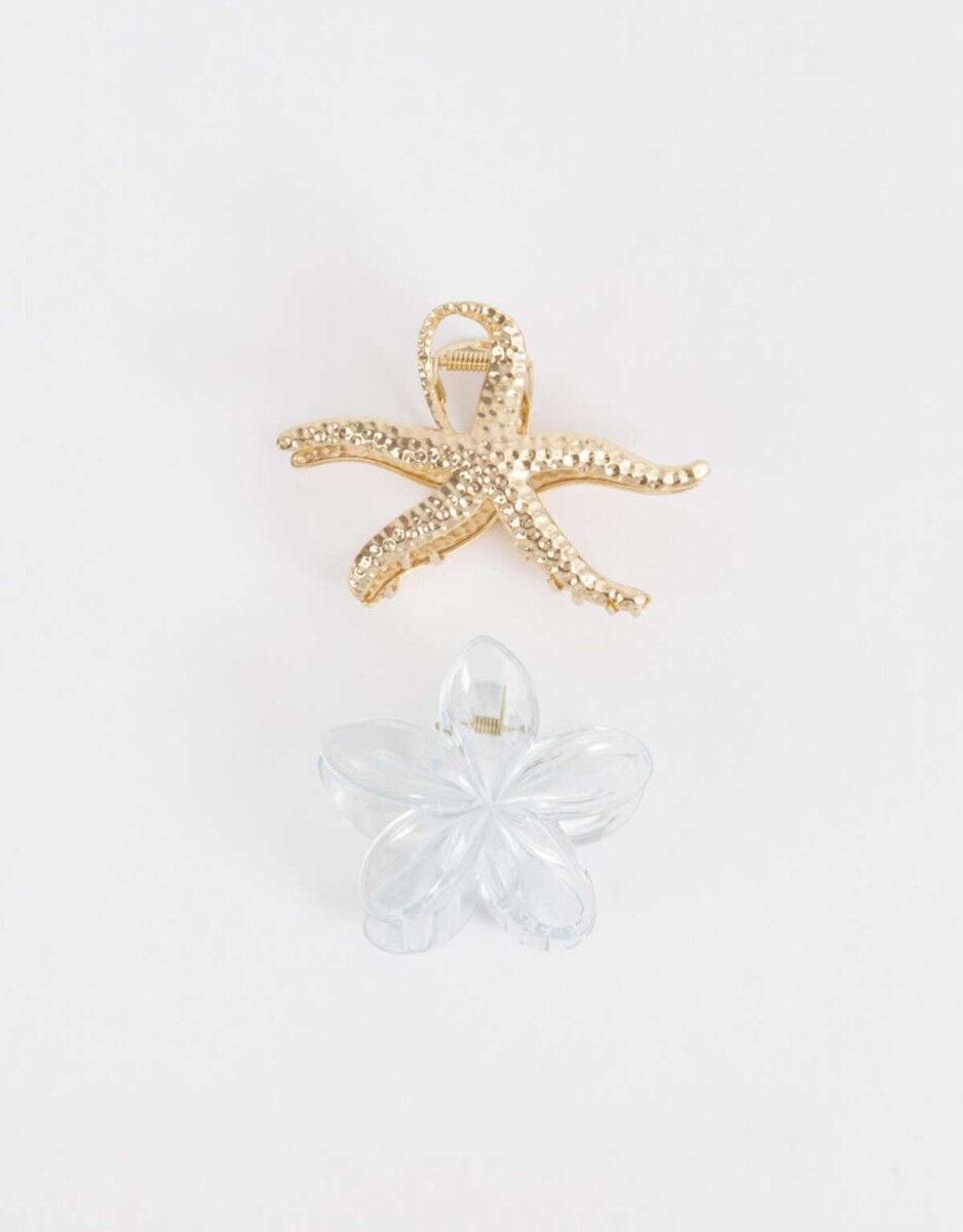 Set De Broches - Combinacion Bicolor 