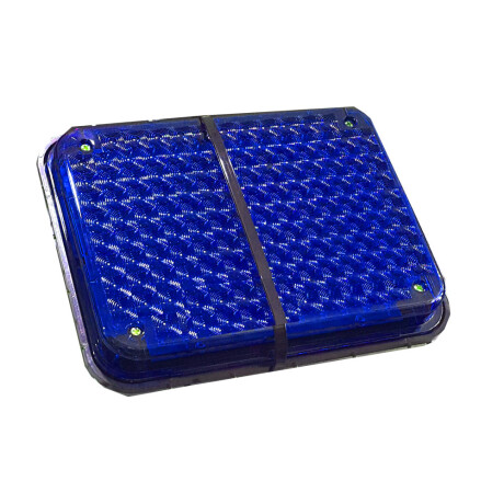 FARO LED - CUADRADO AMBULANCIA LATERAL AZUL 235X185MM - FARO LED - CUADRADO AMBULANCIA LATERAL AZUL 235X185MM -