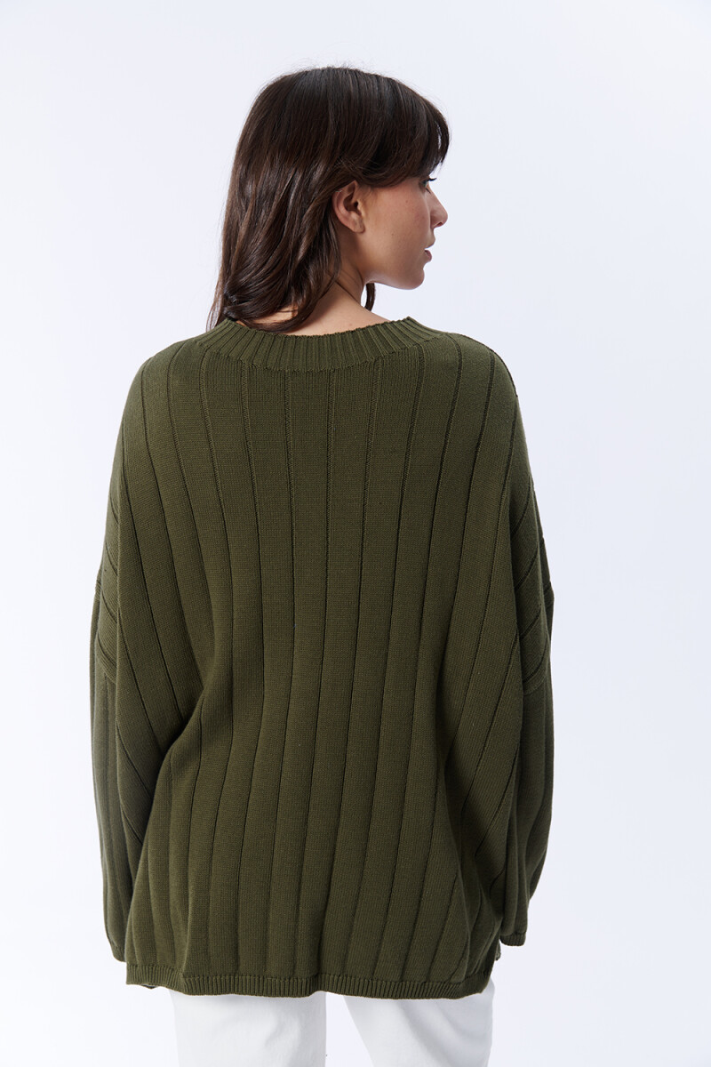 Buzo punto oversize Verde